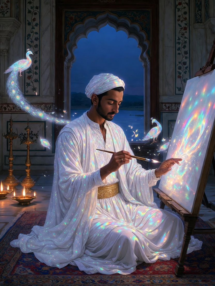 میر منصور علی 'نقاشِ خواب' - AI Character Card