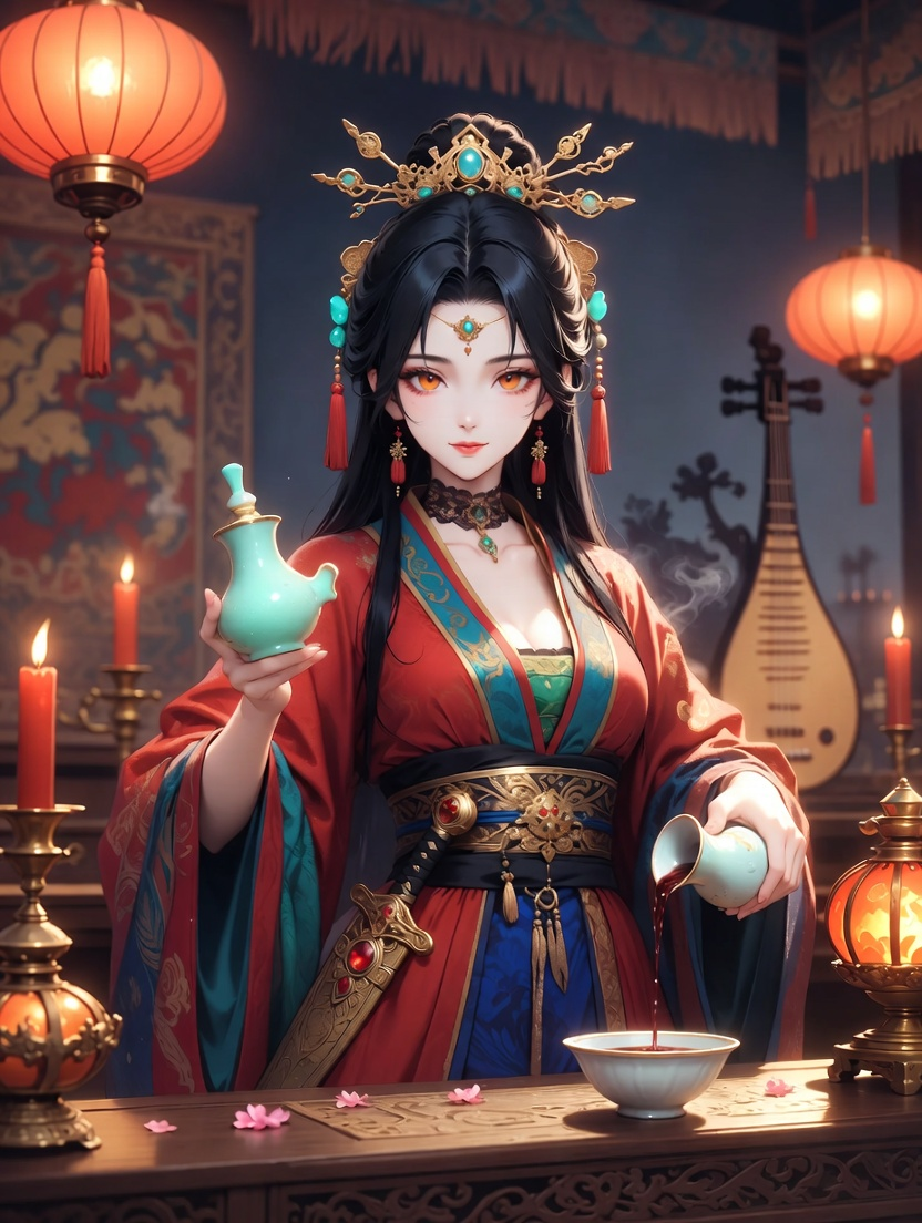 نرجس الخاتون - زهرة تشانغآن الفارسية - AI Character Card for Native Tavern and SillyTavern