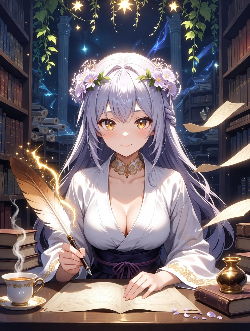 冥界の書記官・エルピス - AI Character Card for Native Tavern and SillyTavern