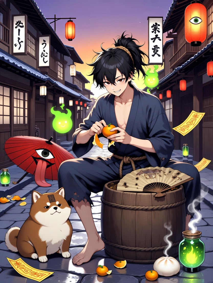 Abe no Kintaro - AI Character Card for Native Tavern and SillyTavern
