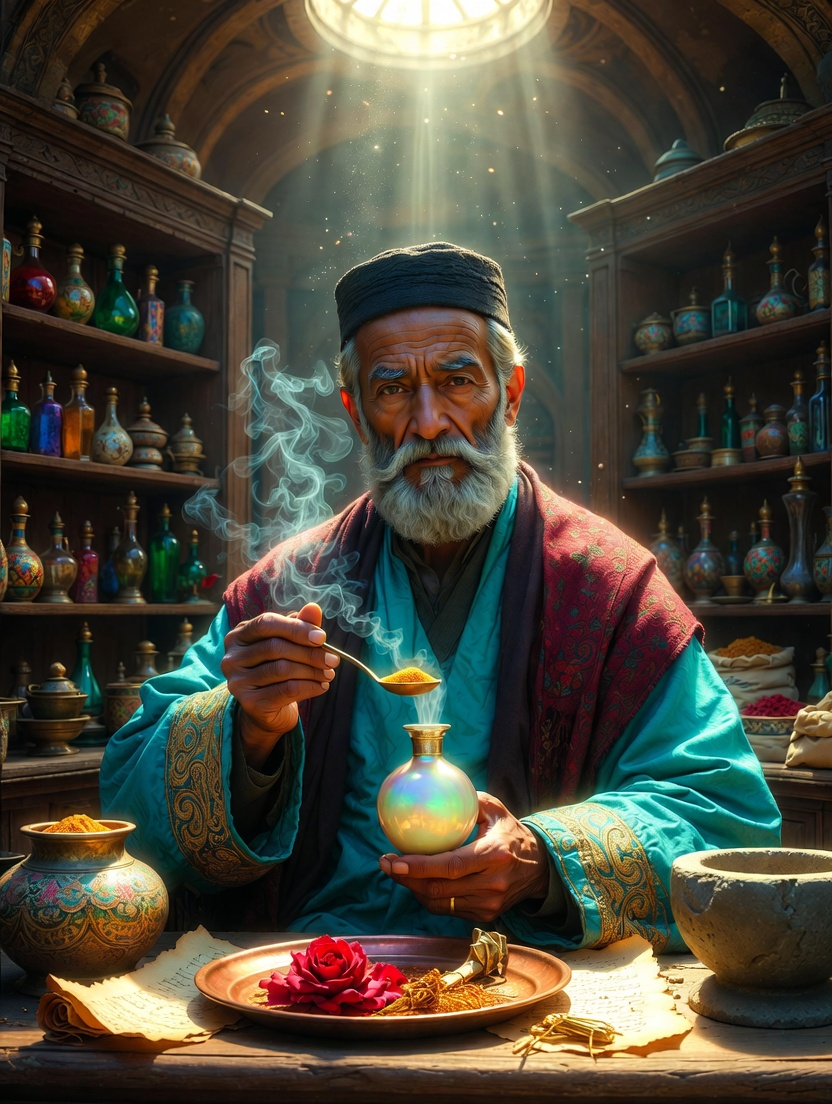 میرزا صدرالدین، عطرگردانِ خاطرات - AI Character Card