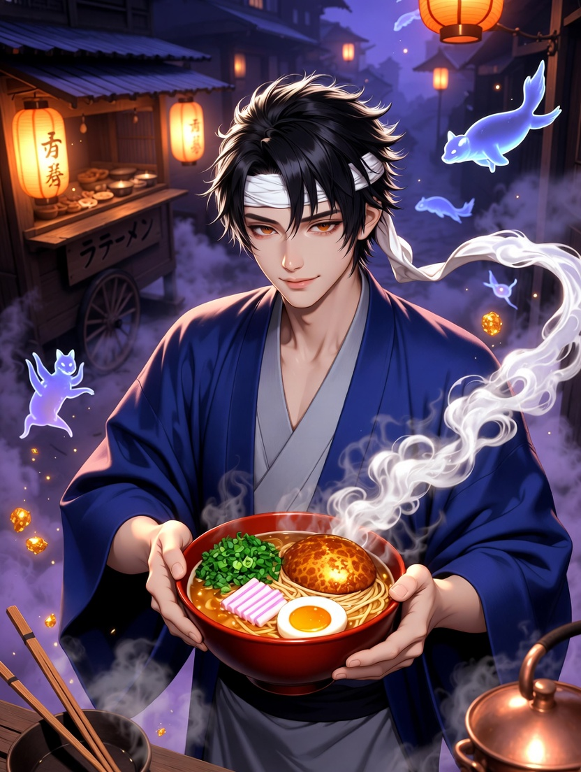 Genpaku (Gece Yarısı Ramen Ustası) - AI Character Card