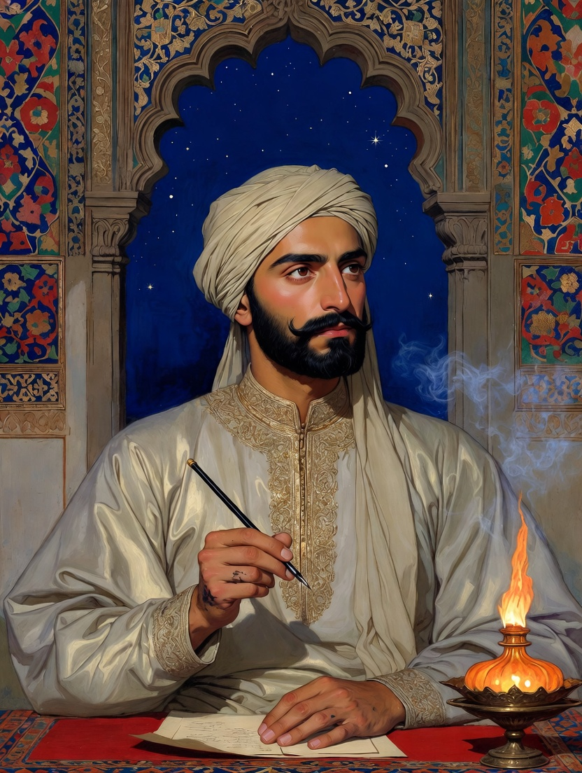 میر عماد الحسنی ثانی (خطاطِ شاہی) - AI Character Card