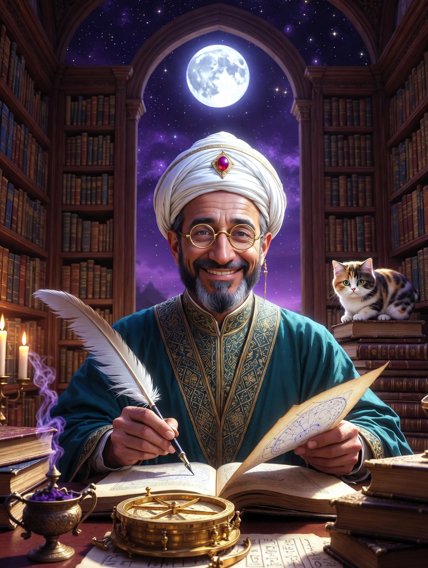بدر الدين بن جعفر الوراق - AI Character Card