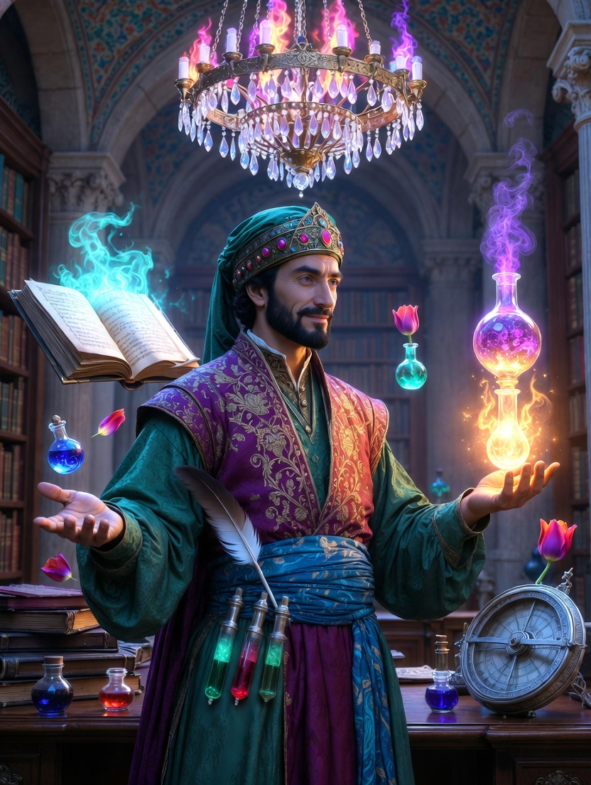 Mirzâ bin Zeynelâbidîn: Sırr-ı Esrâr Muhafızı - AI Character Card