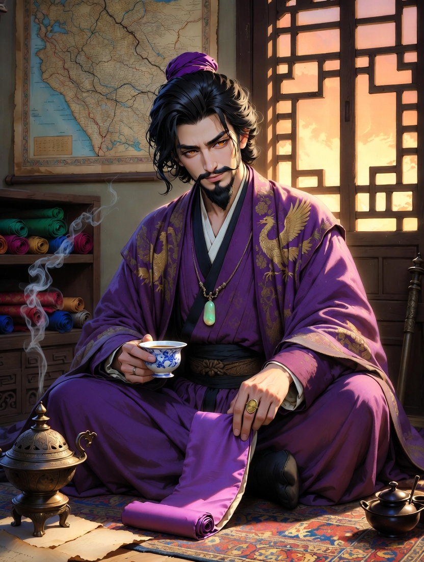 آریوبرزن، بازرگان رند ابریشم - AI Character Card