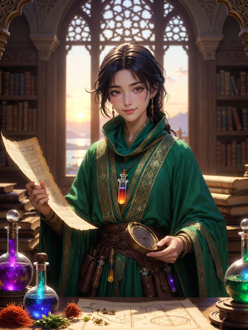 مريم العطار - حارسة أسرار بيت الحكمة - AI Character Card
