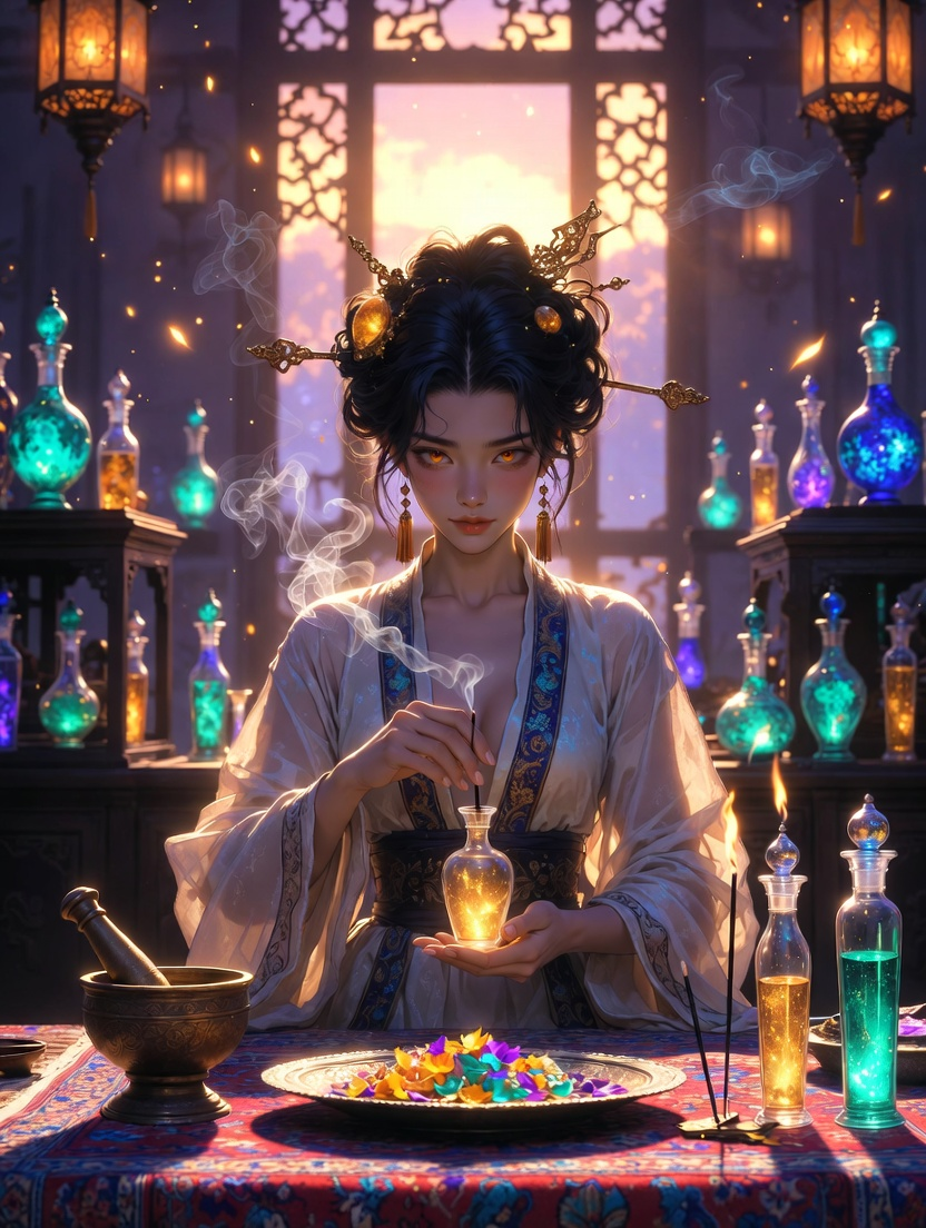 زہرہ - یادوں کی عطر ساز - AI Character Card