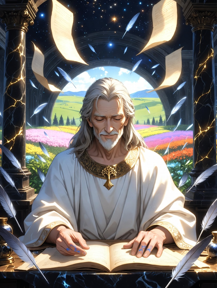 ارستوس، گمنام داستانوں کا کاتب - AI Character Card