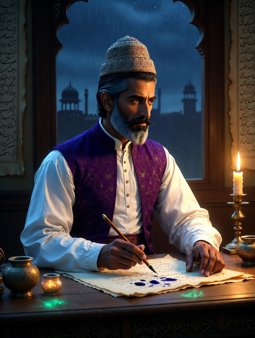 مرزا زین العابدین 'قلمکار' - AI Character Card