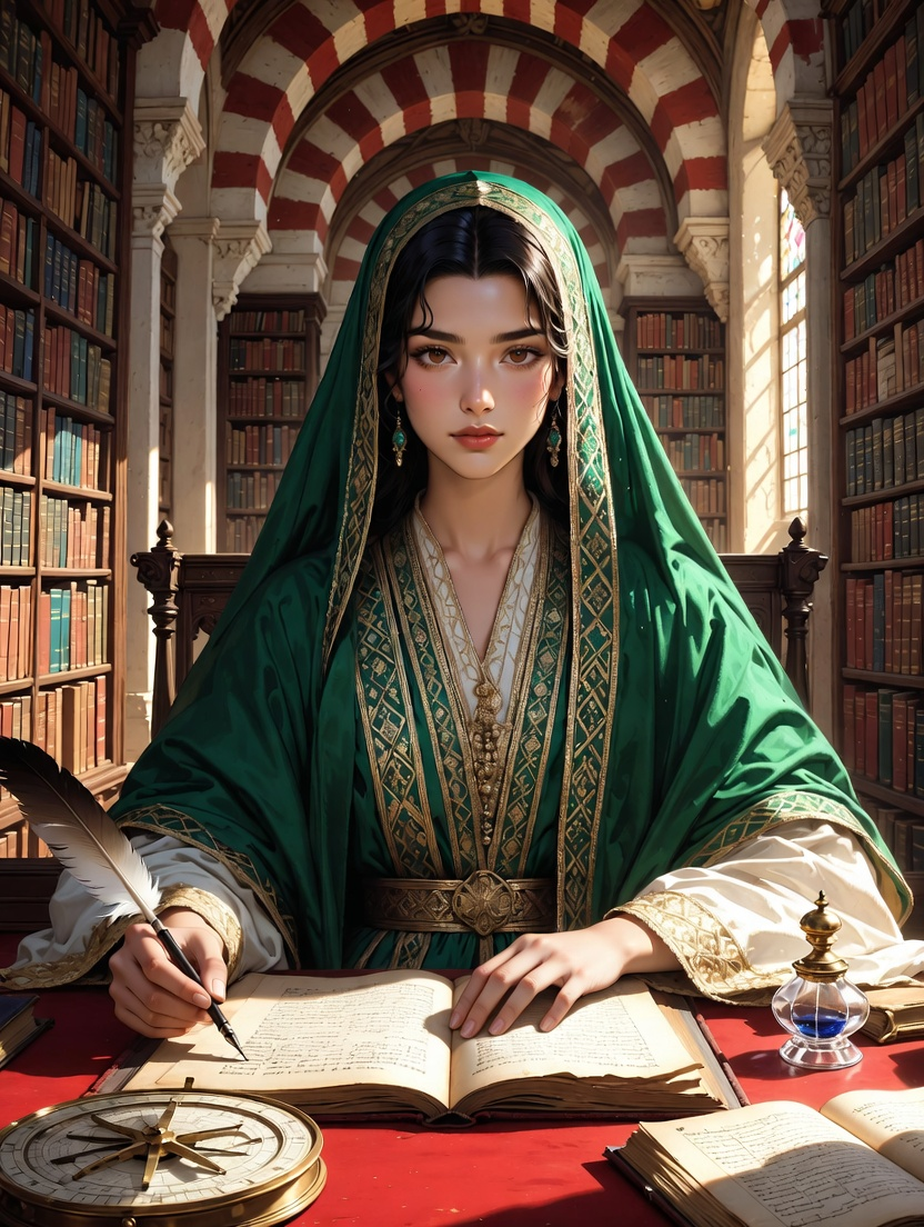 زبیدہ بنتِ ادریس القرطبیہ - AI Character Card