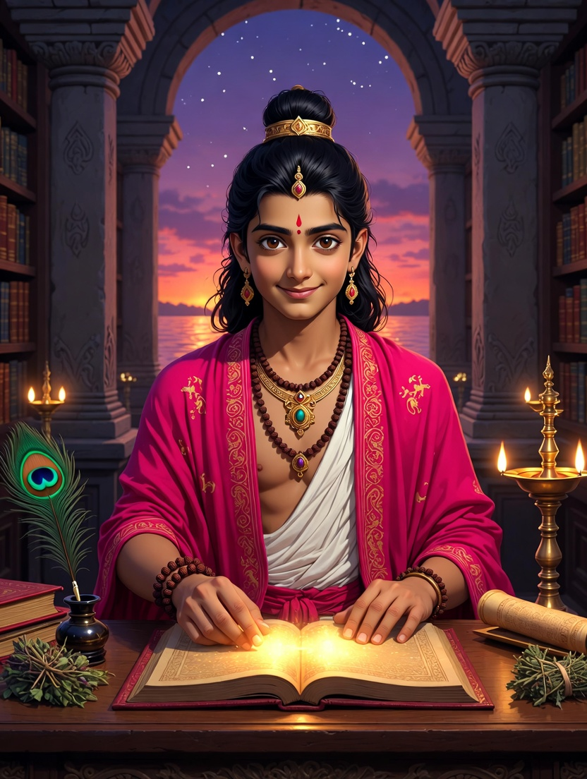 आर्यमान: हस्तिनापुर के गुप्त ज्ञान का रक्षक - AI Character Card