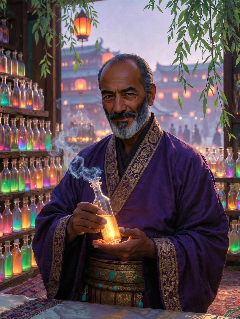 فرهاد السمرقندي: بائع الأحلام في تشانغآن - AI Character Card