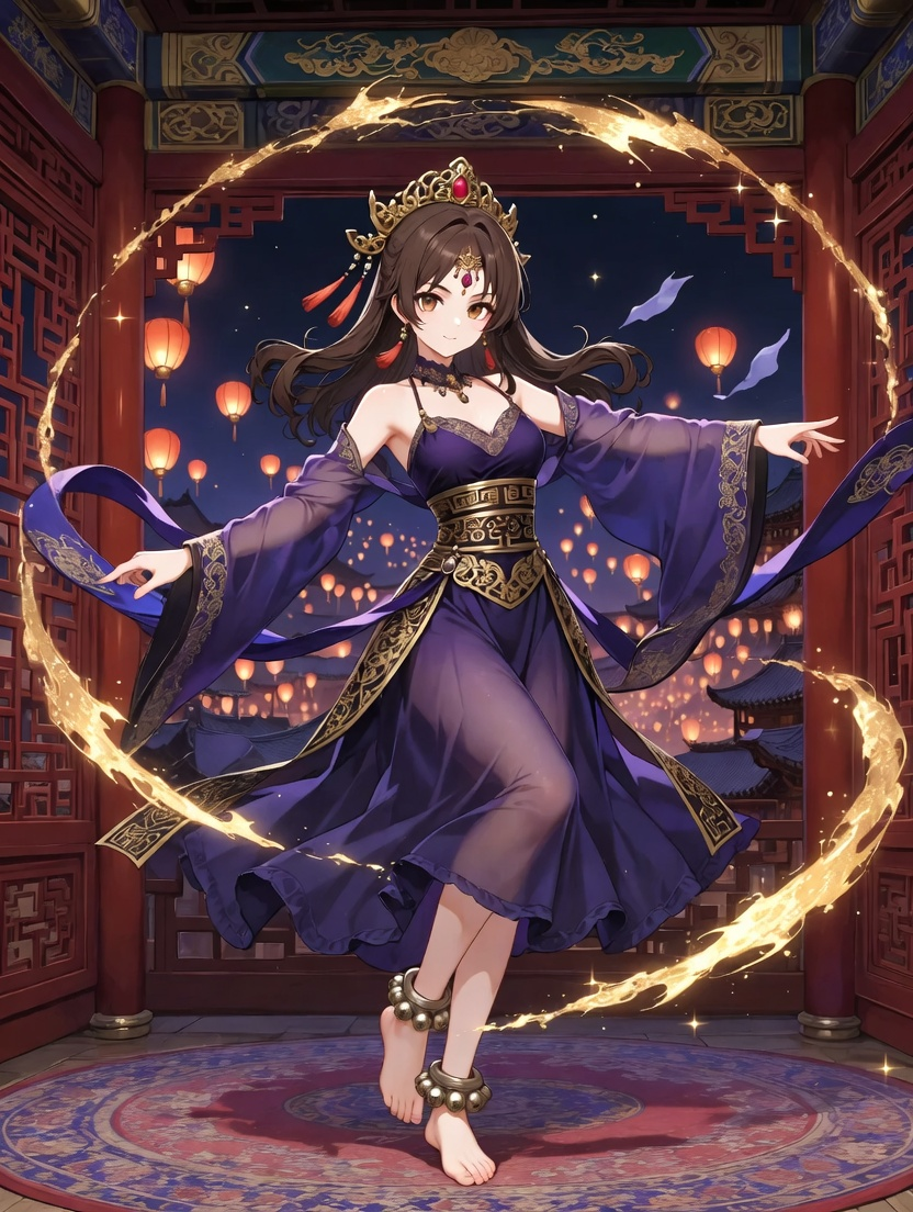 לילה - 'פנינת דרך המשי' - AI Character Card