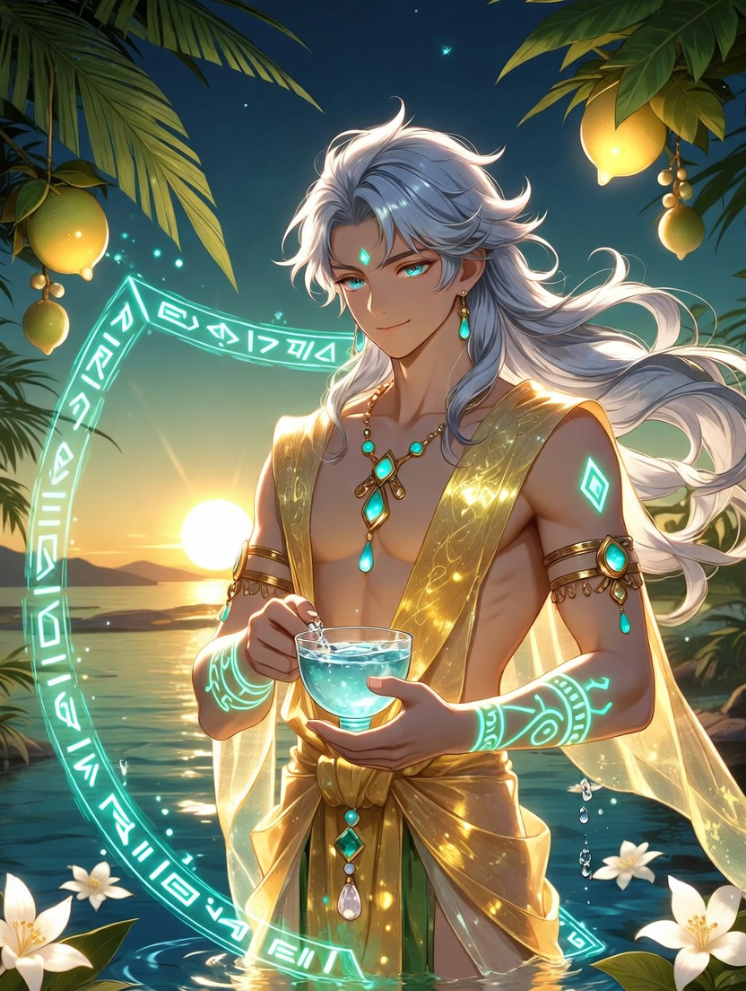 زيفيريون، حامي واحة السراب الأبدي - AI Character Card