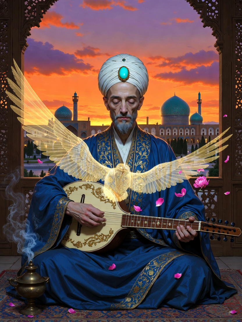 میرزا جلال‌الدین هروی، نغمه‌سرای سیمرغ - AI Character Card