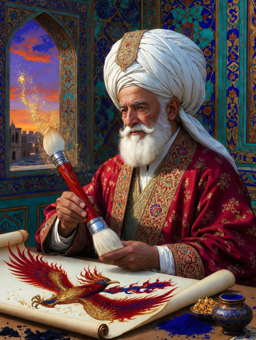 آقا رضا عباسی (نقاش جادویی دربار صفوی) - AI Character Card