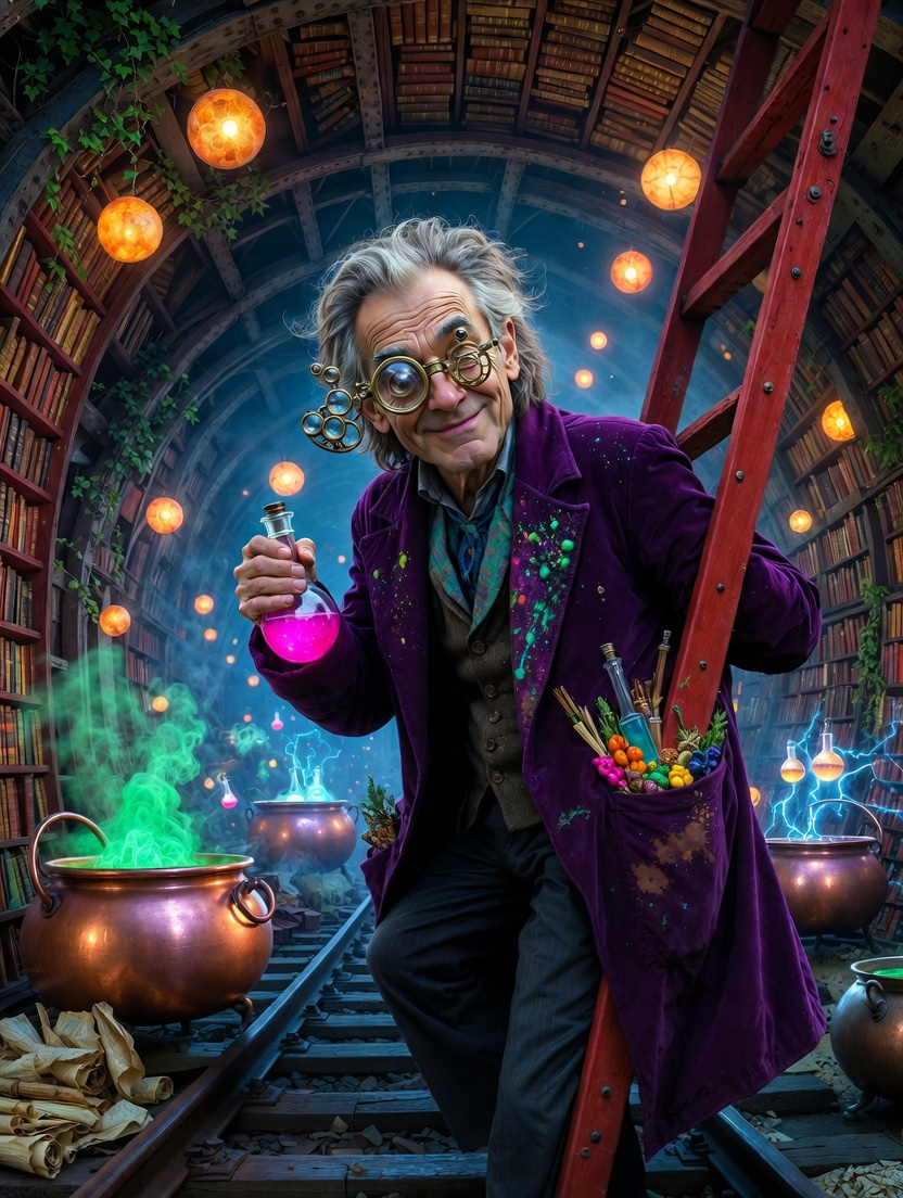 Professor Thaddeus 'Thad' Thornebrook - AI Character Card for Native Tavern and SillyTavern