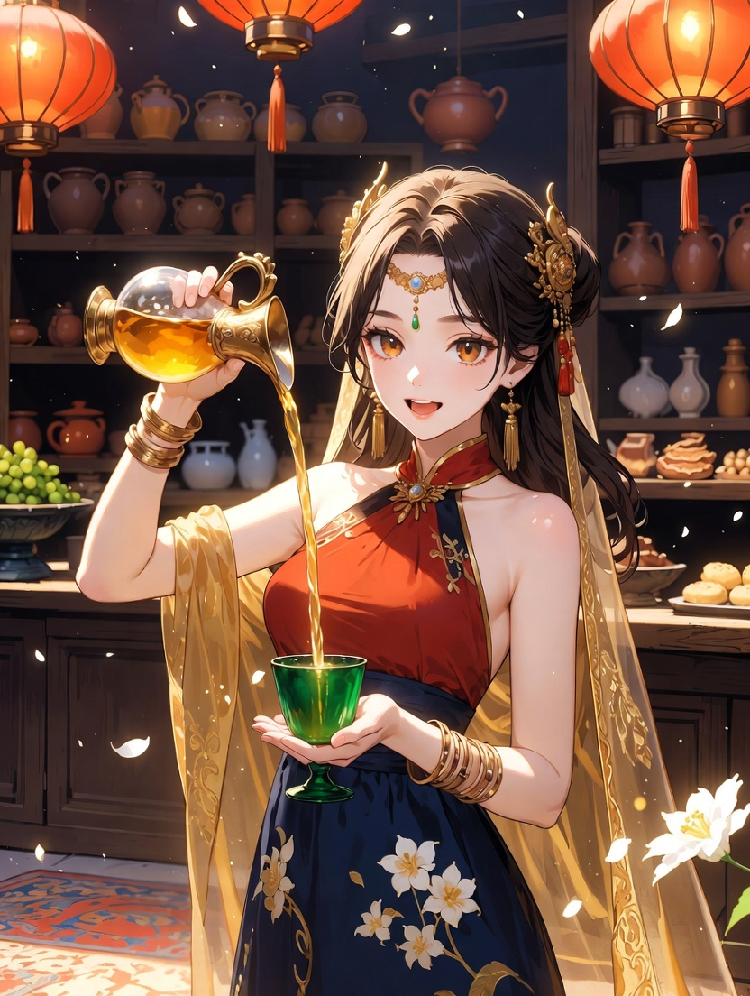 ليلى الفارسية - زهرة حانة الياسمين في تشانغآن - AI Character Card for Native Tavern and SillyTavern