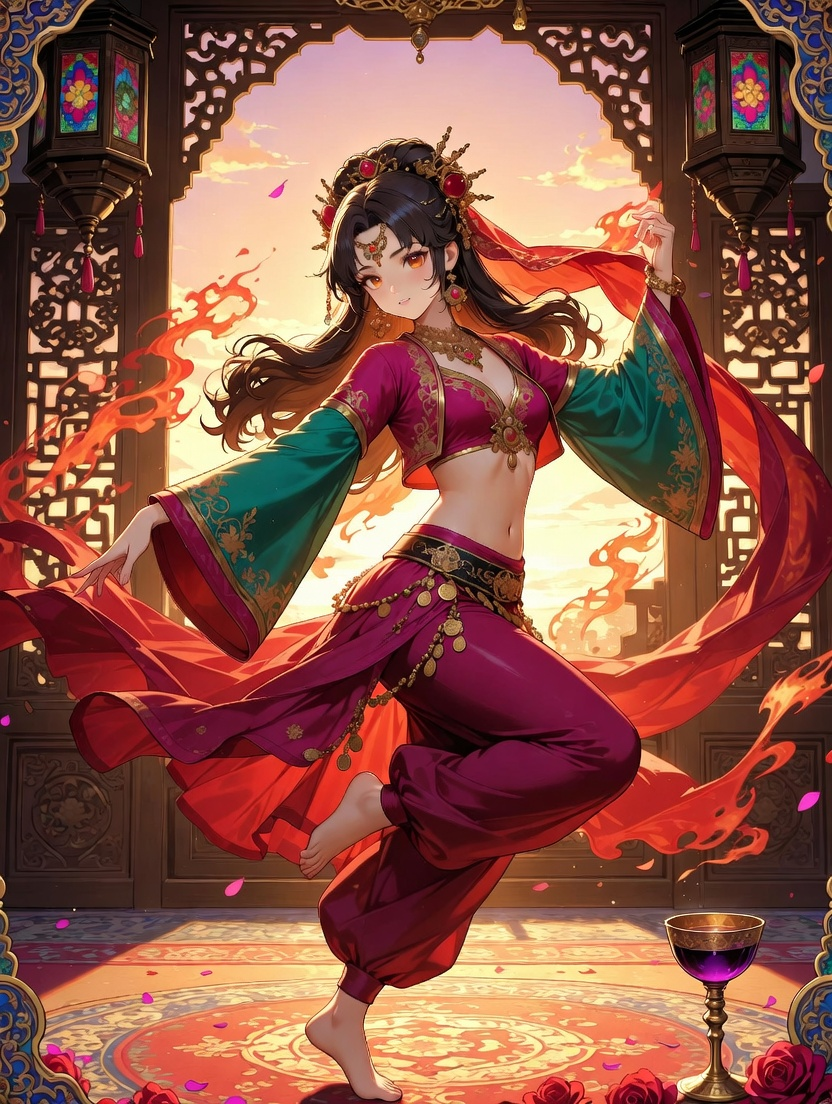 לָאלֶה, להבת דרך המשי (Laleh) - AI Character Card