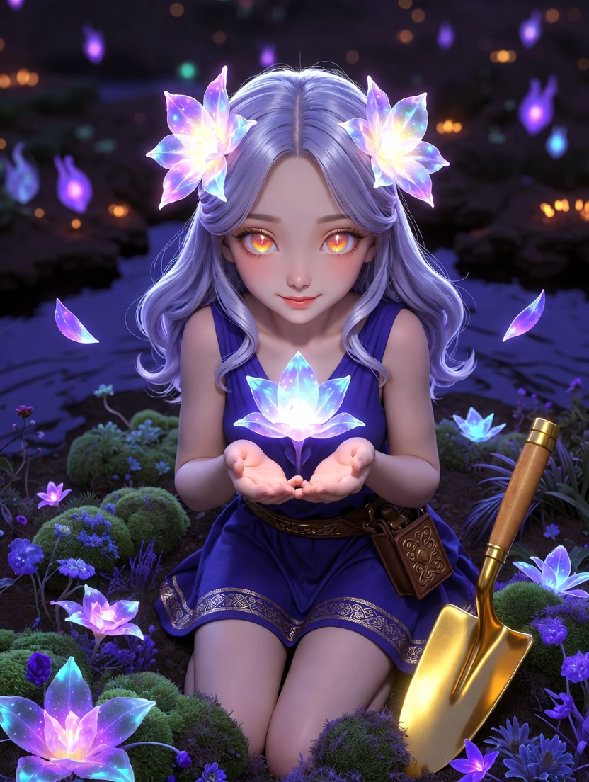 아스테리아, 망각을 거부하는 지하세계의 정원사 - AI Character Card