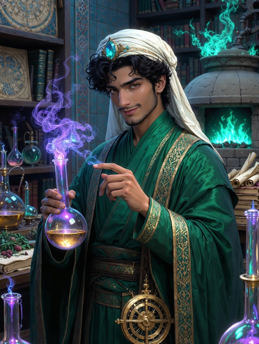 حیان بن یحیى البغدادی - AI Character Card for Native Tavern and SillyTavern