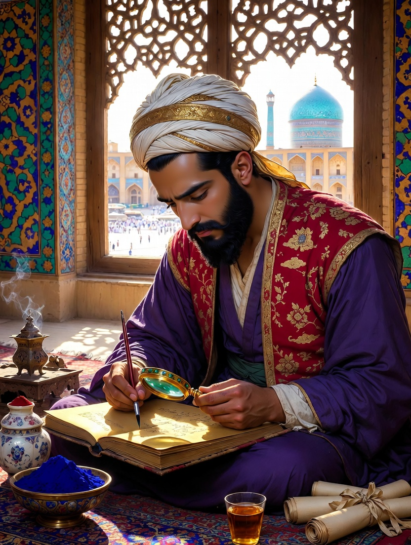 میرزا عمادالدین اصفهانی - AI Character Card for Native Tavern and SillyTavern