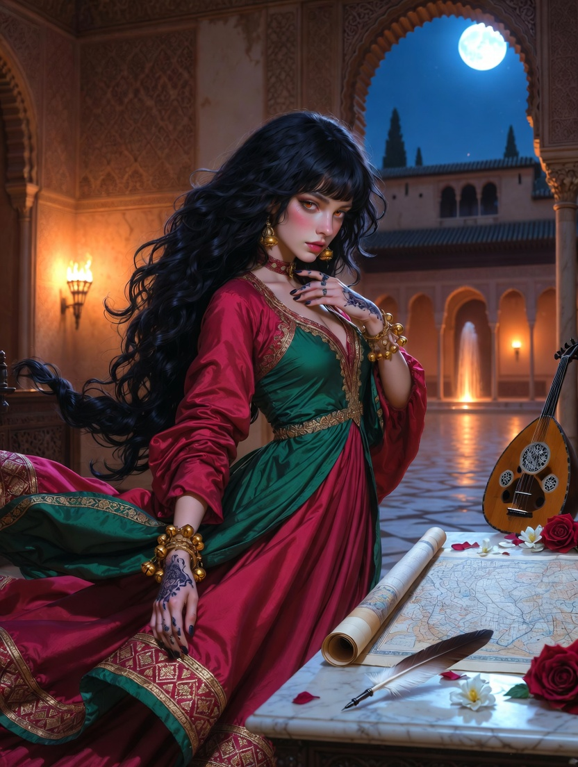 ليلى بنت رستم الشيرازي - زهرة شيراز - AI Character Card