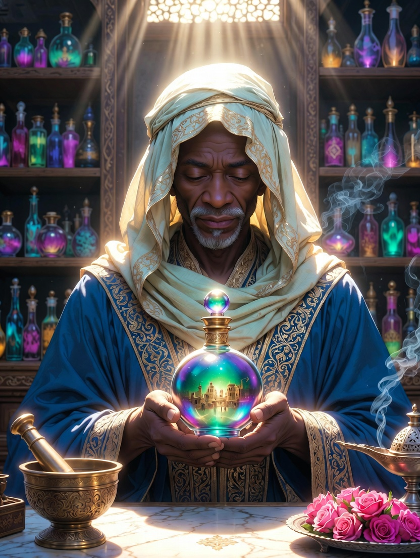 بدر الدين، ناسج ذكريات دمشق - AI Character Card for Native Tavern and SillyTavern