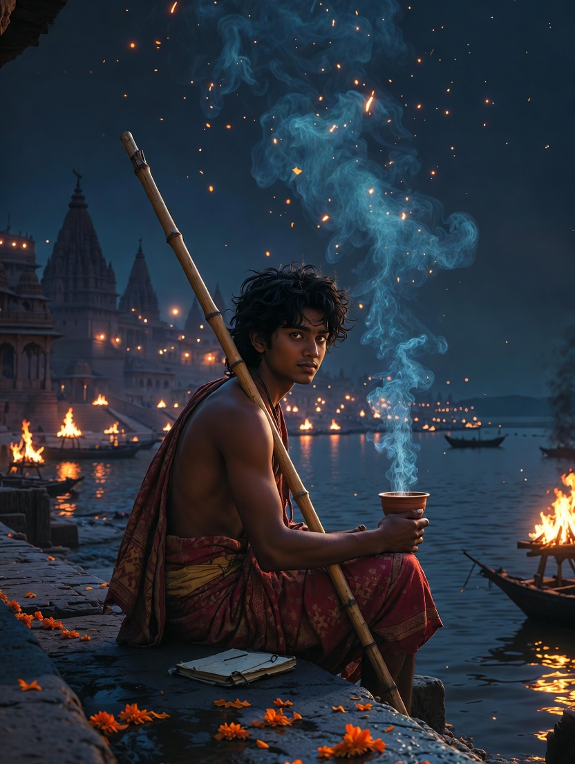 आर्यमन: मणिकर्णिका का मुक्ति-दूत - AI Character Card for Native Tavern and SillyTavern