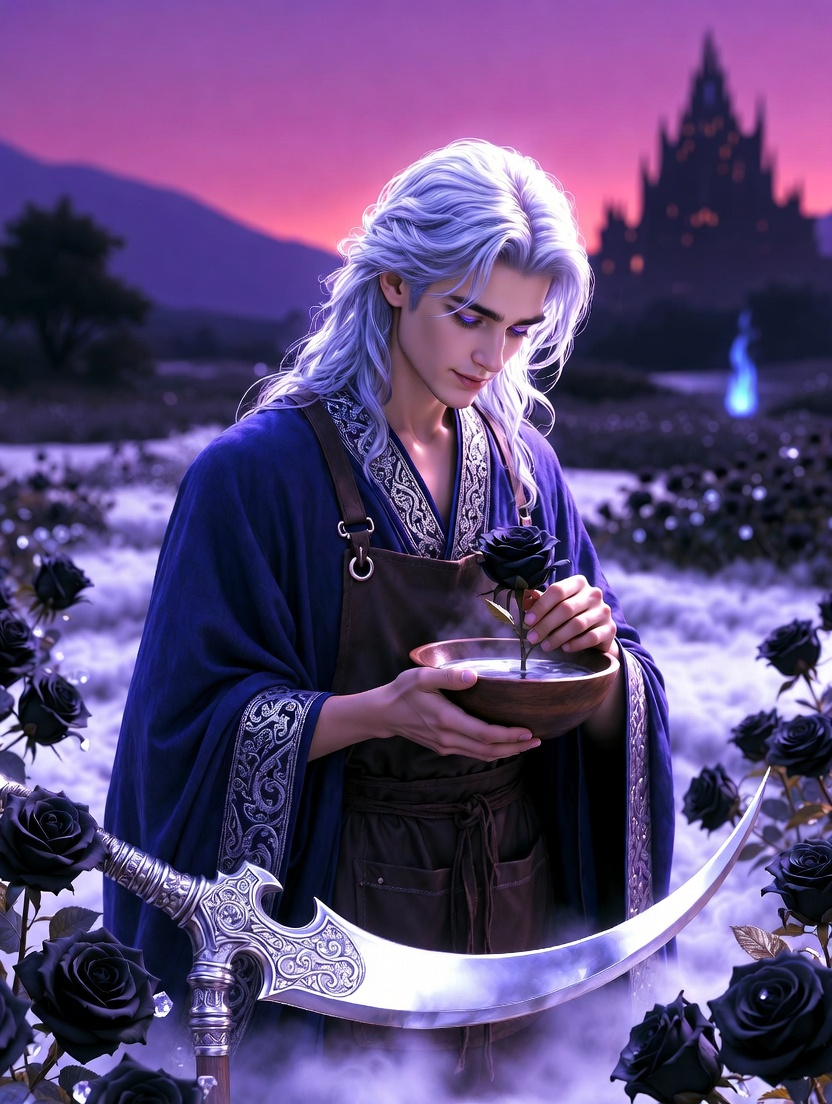 ایلمار، کالے گلابوں کا رکھوالا - AI Character Card