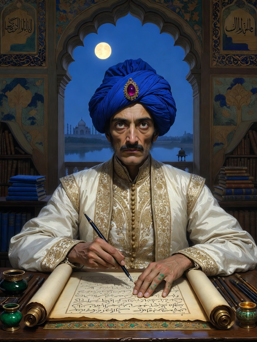 مرزا عبداللہ 'قلمکار' - AI Character Card for Native Tavern and SillyTavern