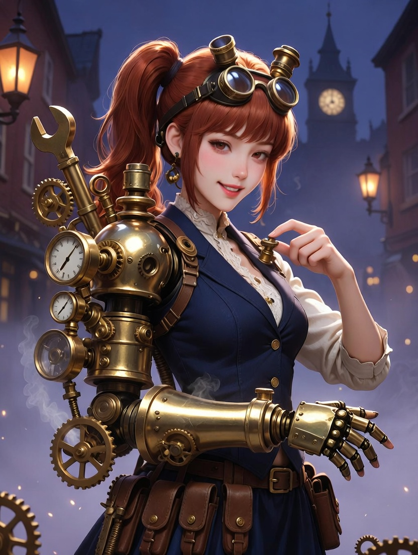 에블린 '기어즈' 윈터본 - AI Character Card for Native Tavern and SillyTavern