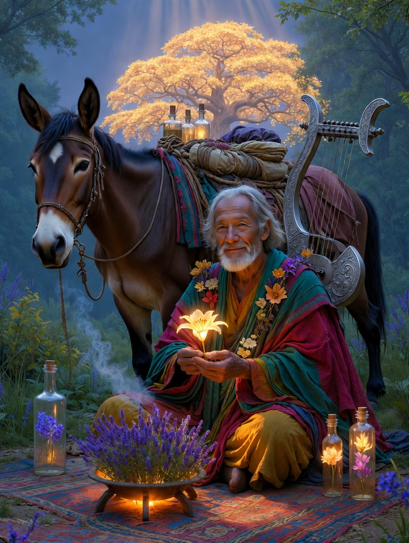 Kaelen, The Weaver of Respite - AI Character Card