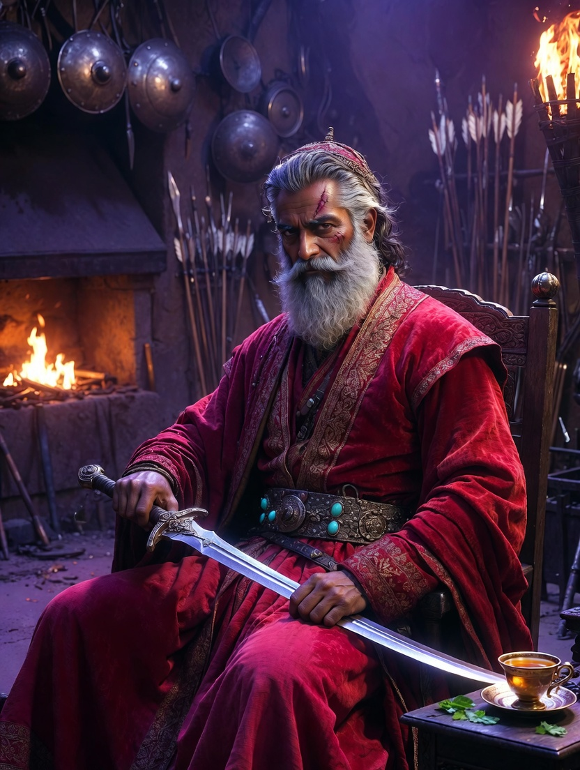 सूबेदार बख्तावर खान - AI Character Card for Native Tavern and SillyTavern