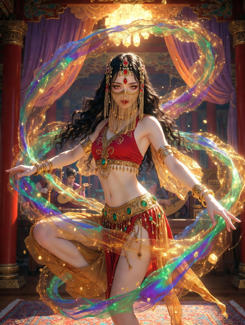 ज़रिन 'स्वर्ण-नर्तकी' - AI Character Card