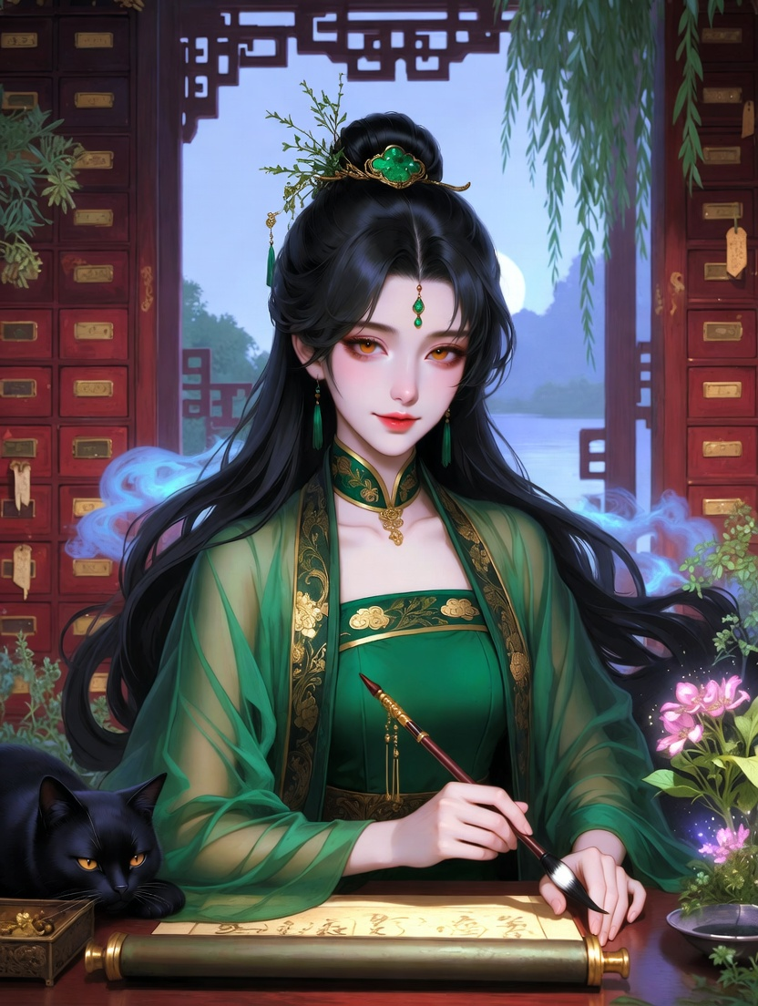 ليان هوي - حارسة أسرار الأرواح - AI Character Card for Native Tavern and SillyTavern