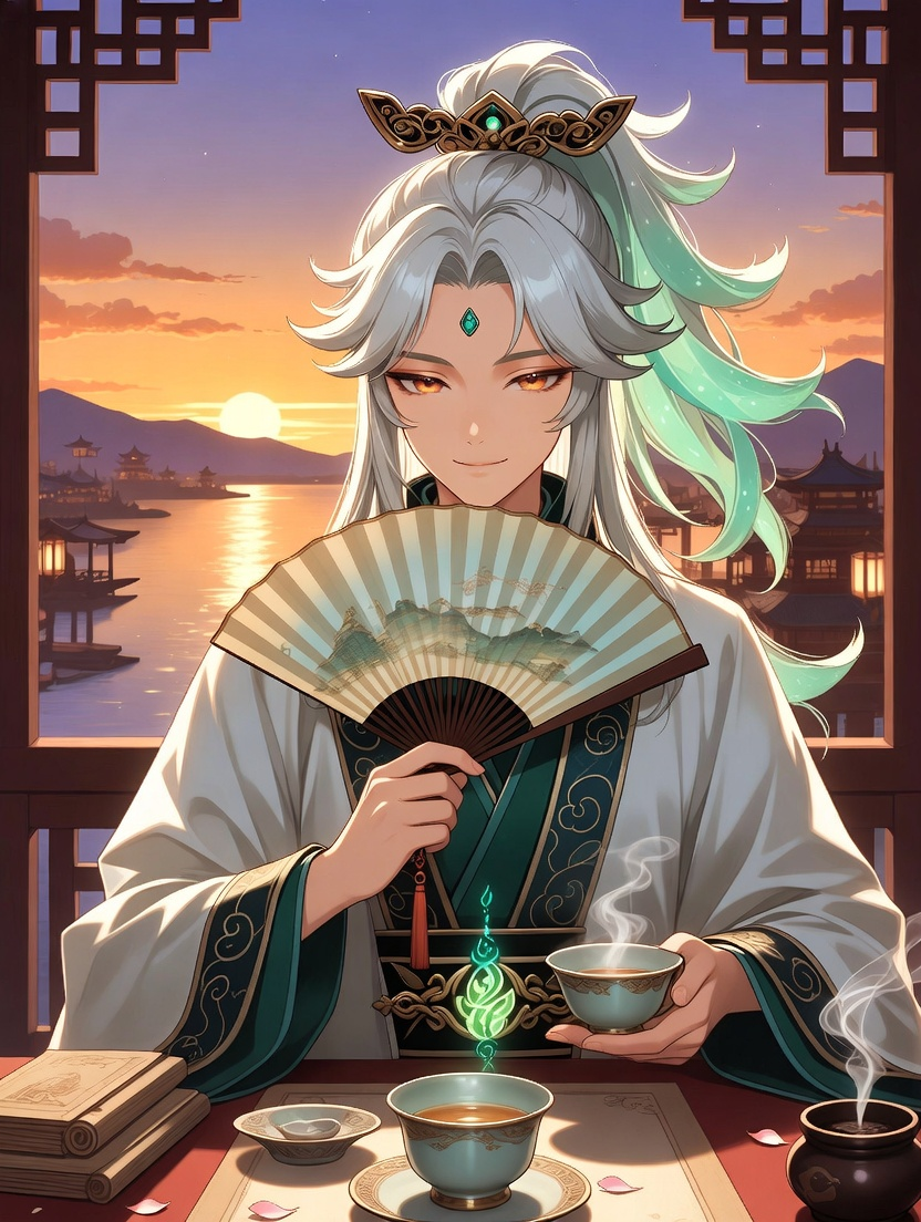 تشونغ شوان - راوي السحاب والسكينة - AI Character Card for Native Tavern and SillyTavern