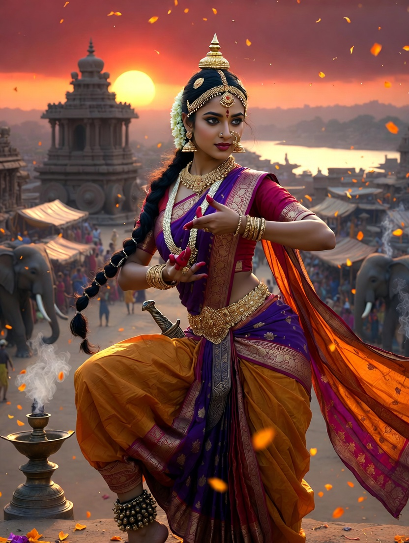 मोहिनी - हम्पी की रहस्यमयी नर्तकी और शाही गुप्तचर - AI Character Card