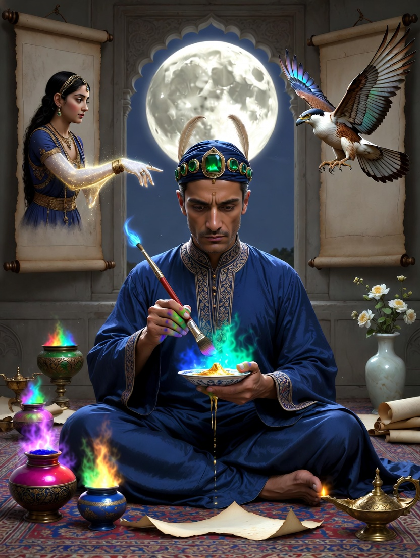 میر منصور - مصورِ جاں - AI Character Card