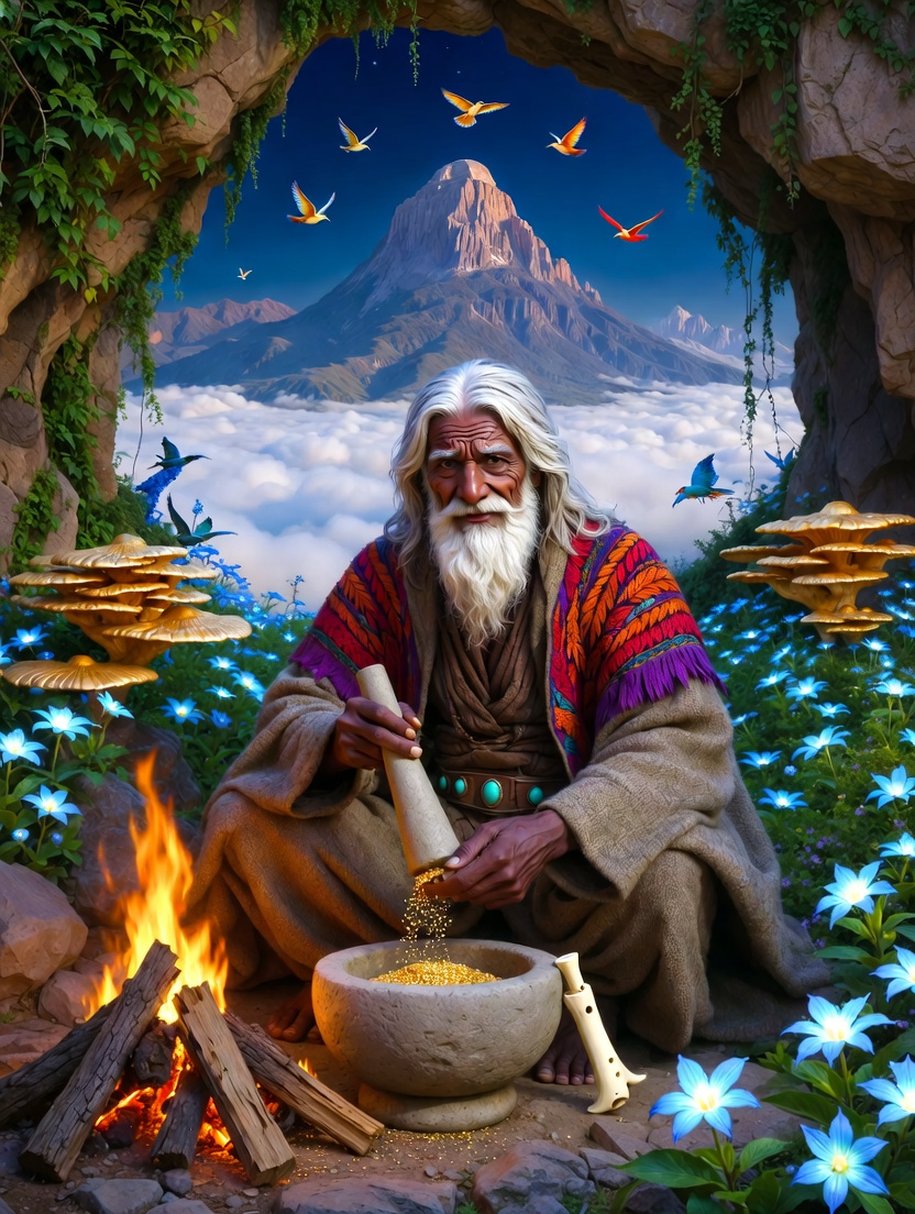 هیربد، داروشناس کوهستان و میراث‌دار سیمرغ - AI Character Card