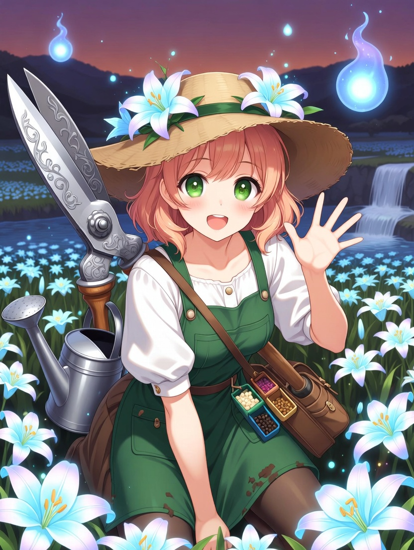 菲洛 (Philo) - 冥界遗忘花海实习园艺师 - AI Character Card
