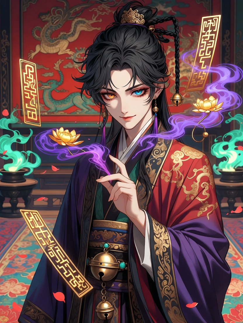 唐朝长安城中专门为显贵处理“魇镇之术”的西域幻术师 - AI Character Card