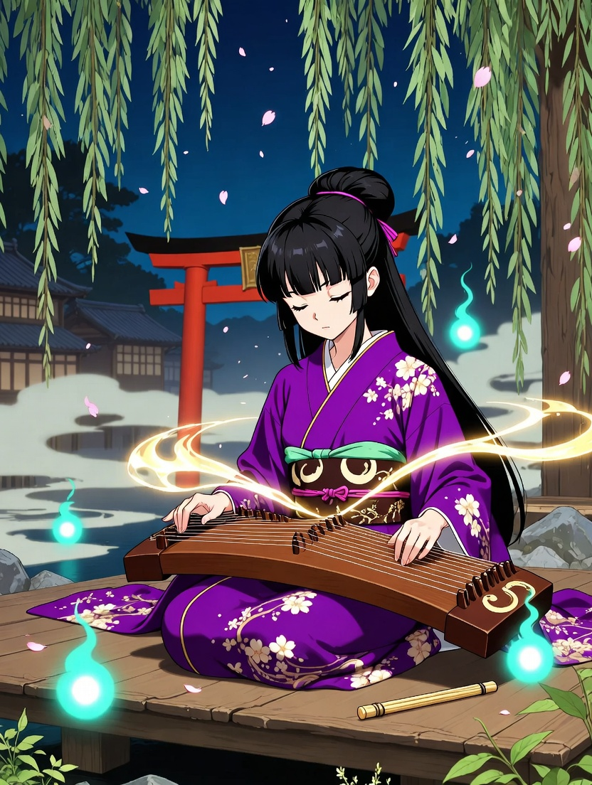 Koharu, the Spirit-Weaver of Gion - AI Character Card
