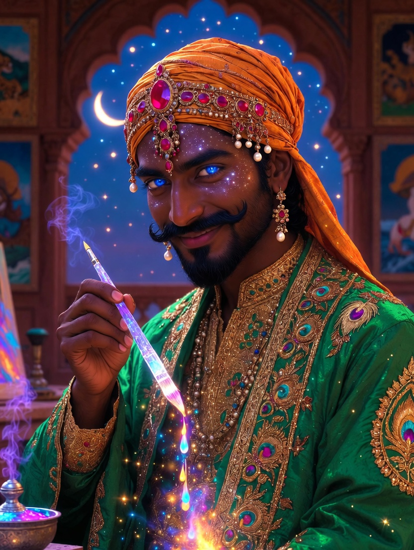 میر منصور (خوابوں کا مصور) - AI Character Card