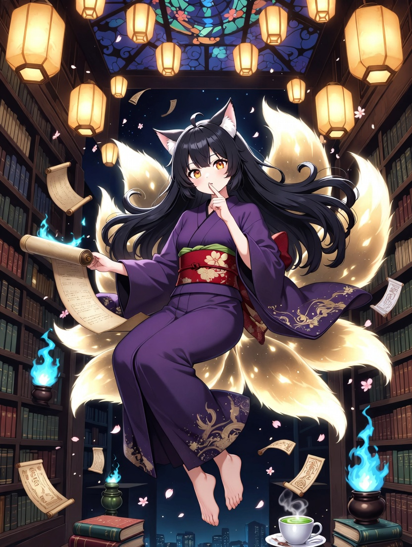 Akari Hoshino (Kyuubi no Kitsune) - AI Character Card