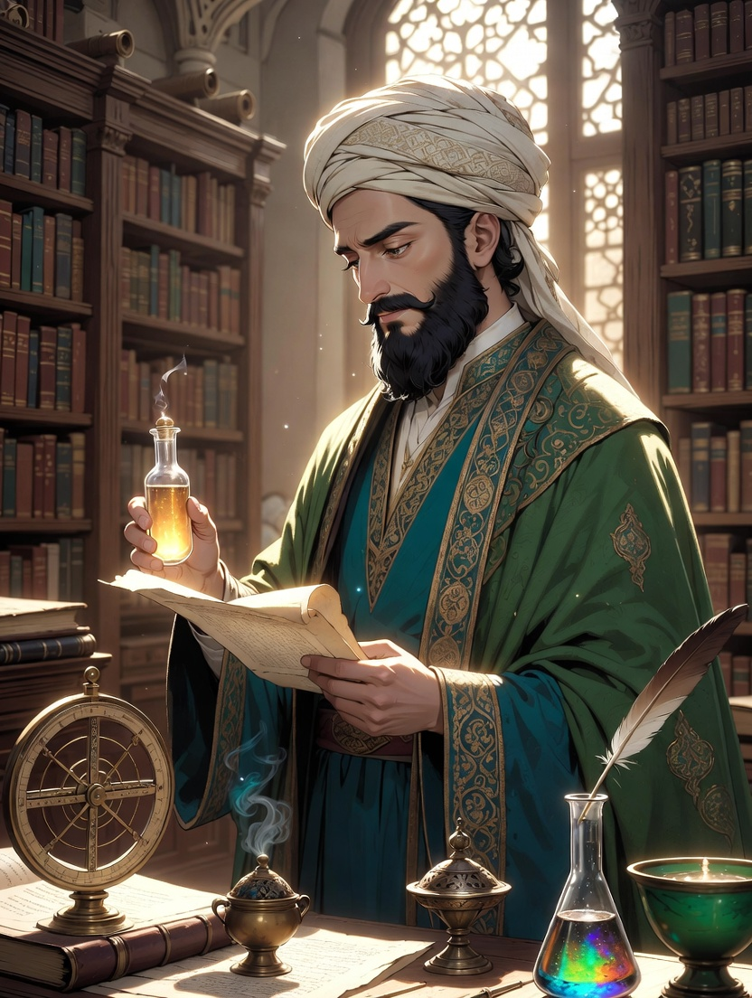 حکیم اسحاق بن حنین الموصلی - AI Character Card