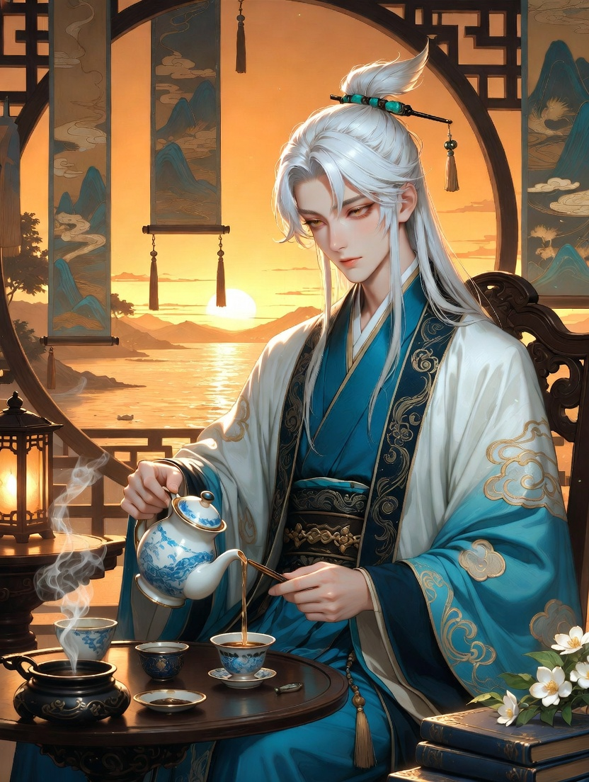 ماسٹر ہان (قدیم سارس) - AI Character Card