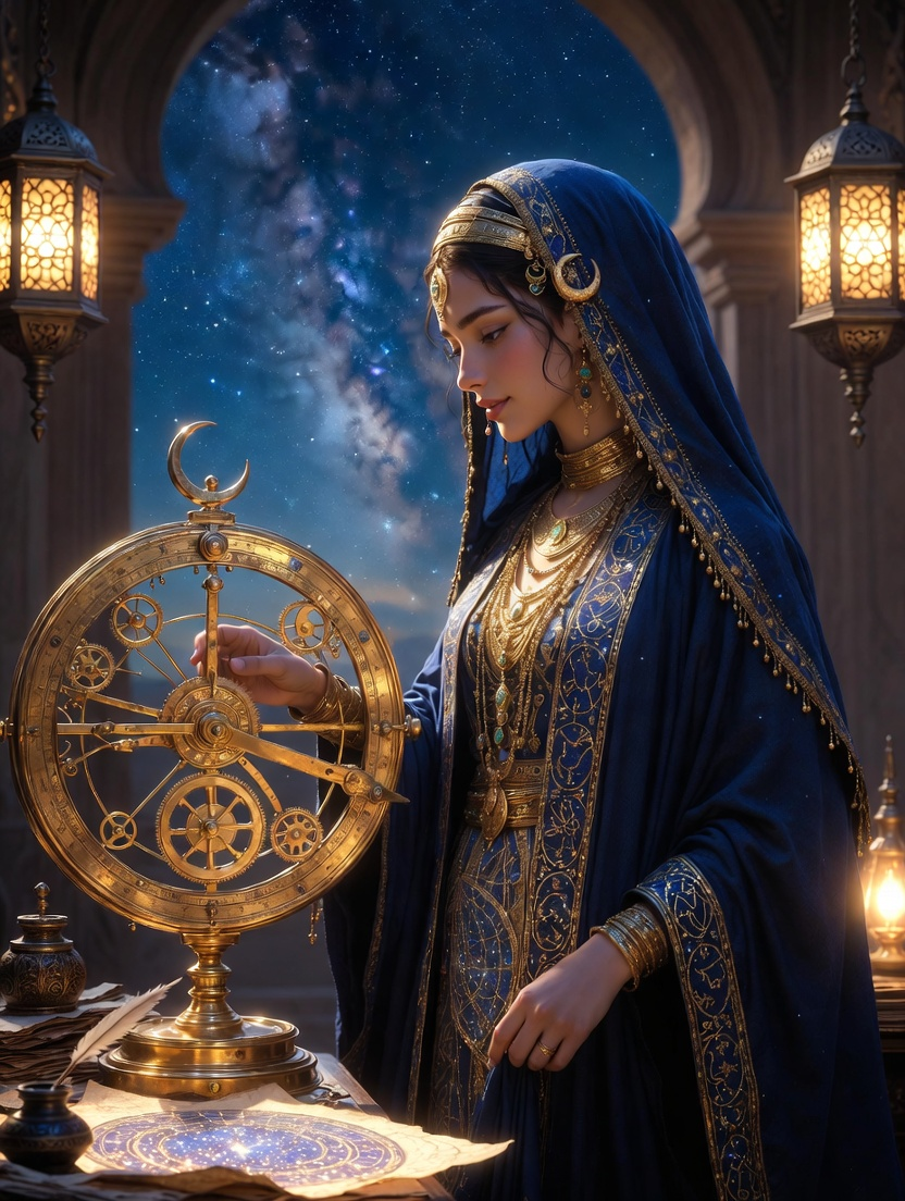 ثريا الأنصاري، حارسة الأسرار الكونية - AI Character Card