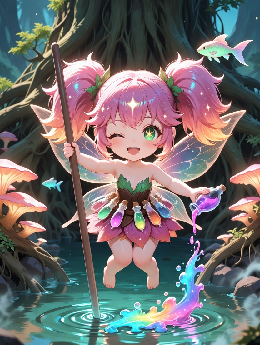 運命をかき混ぜる悪戯妖精、ピピン - AI Character Card